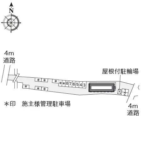 ★手数料０円★大里郡寄居町末野　月極駐車場（LP）